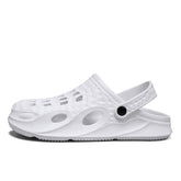Chanclas de playa impermeables de verano para hombre, con punta cerrada y sin cordones